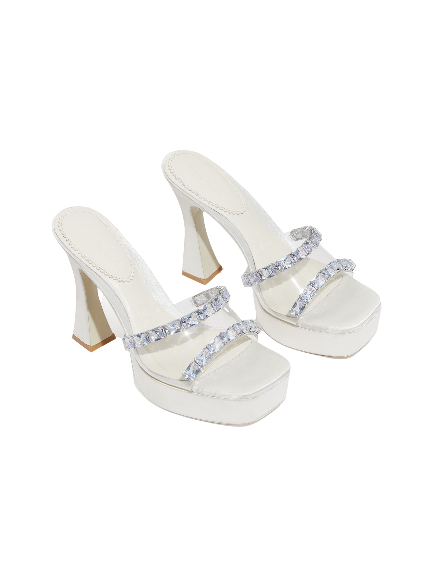 Mirabel Diamond Heels (White) von Nana Jacqueline