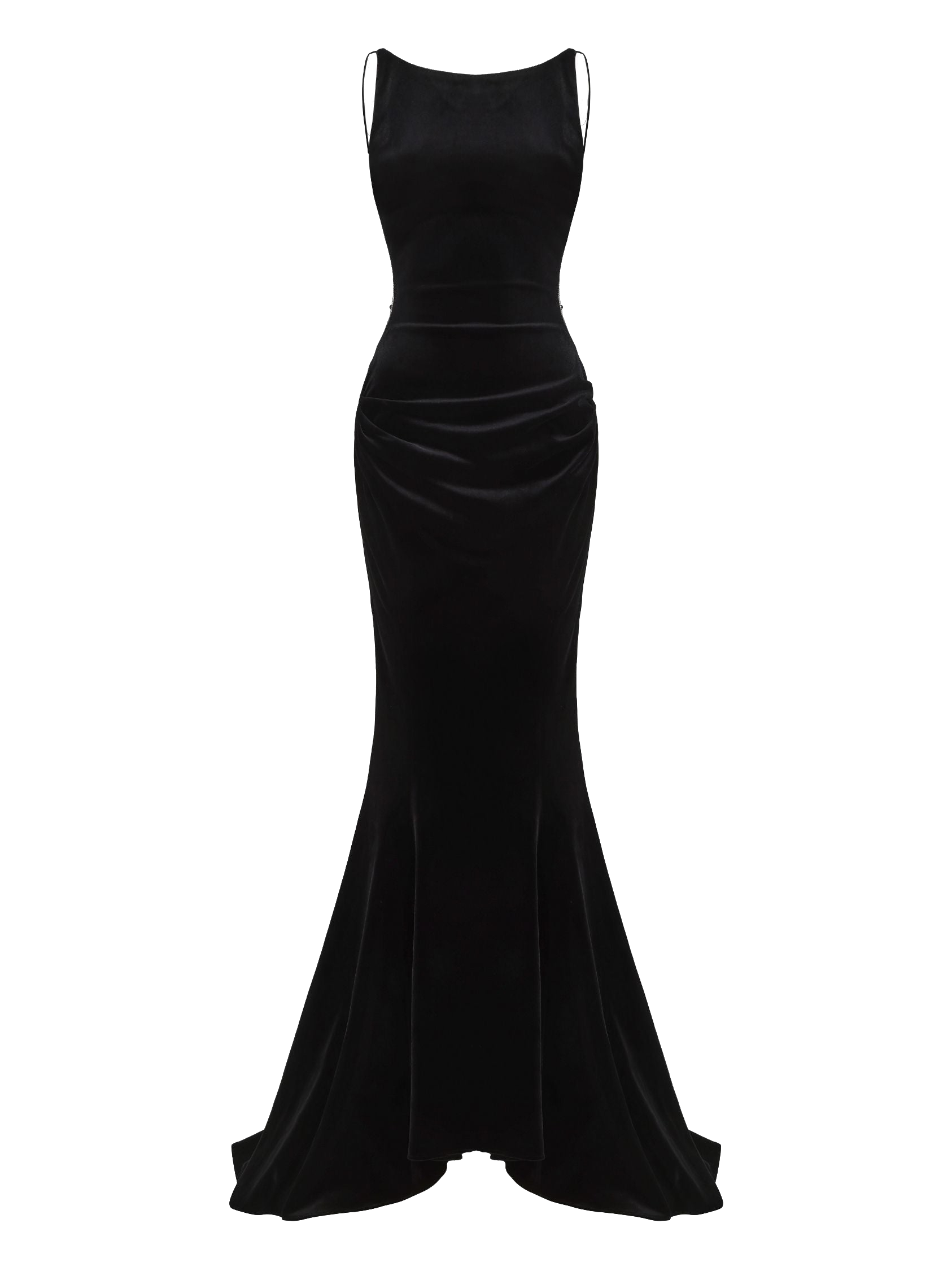 Nana Jacqueline | Pauline Velvet Dress (Black) | Women's Black Maxi dresses von Nana Jacqueline