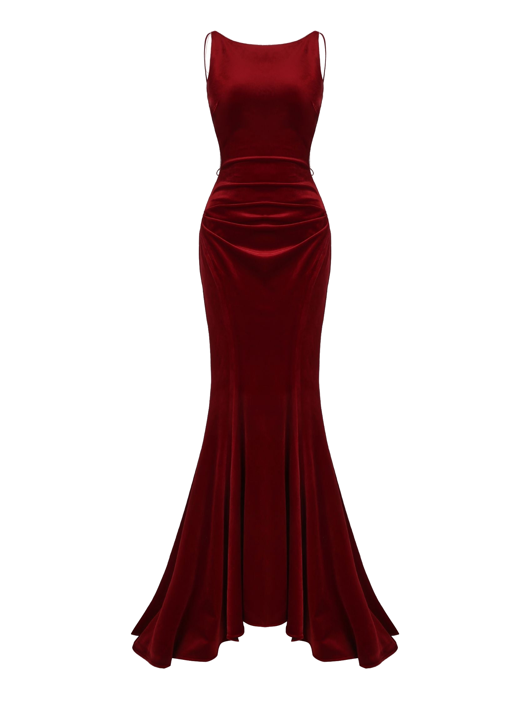 Nana Jacqueline | Pauline Velvet Dress (Red) | Women's Red Maxi dresses von Nana Jacqueline