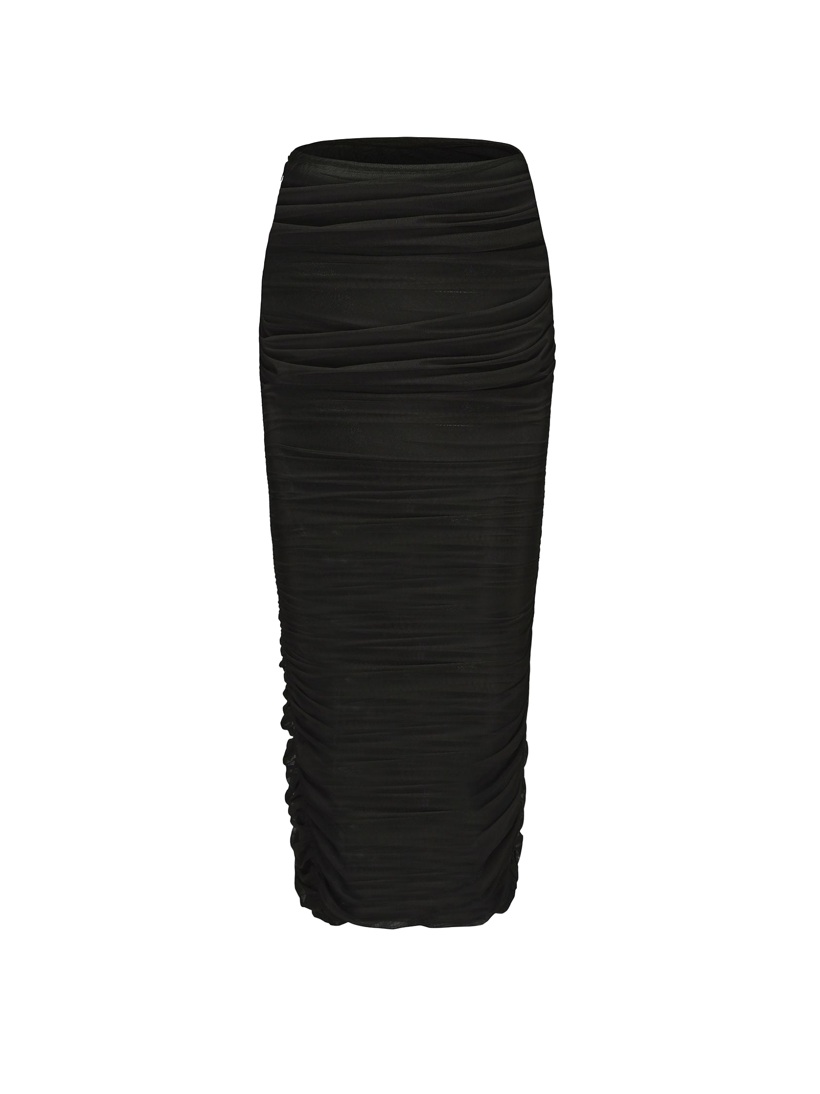 Nana Jacqueline | Pia Mesh Skirt (Black) | Women's Black Midi skirts von Nana Jacqueline