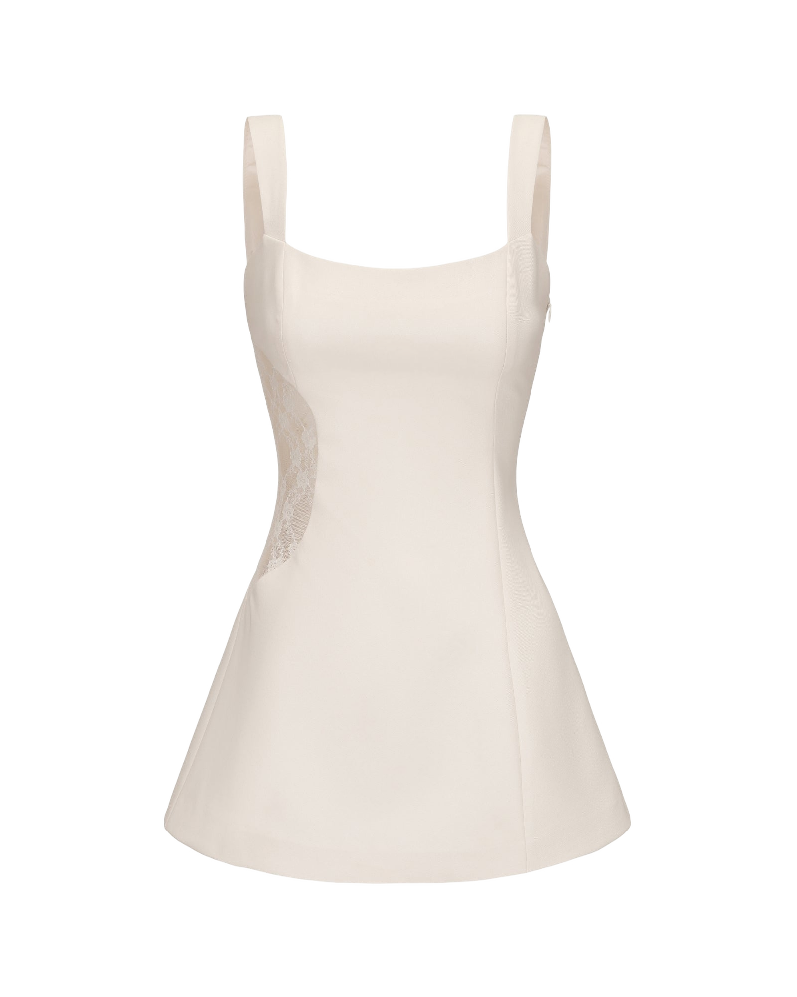Nana Jacqueline | Selena Dress (White) | Women's Floral White Mini dresses von Nana Jacqueline