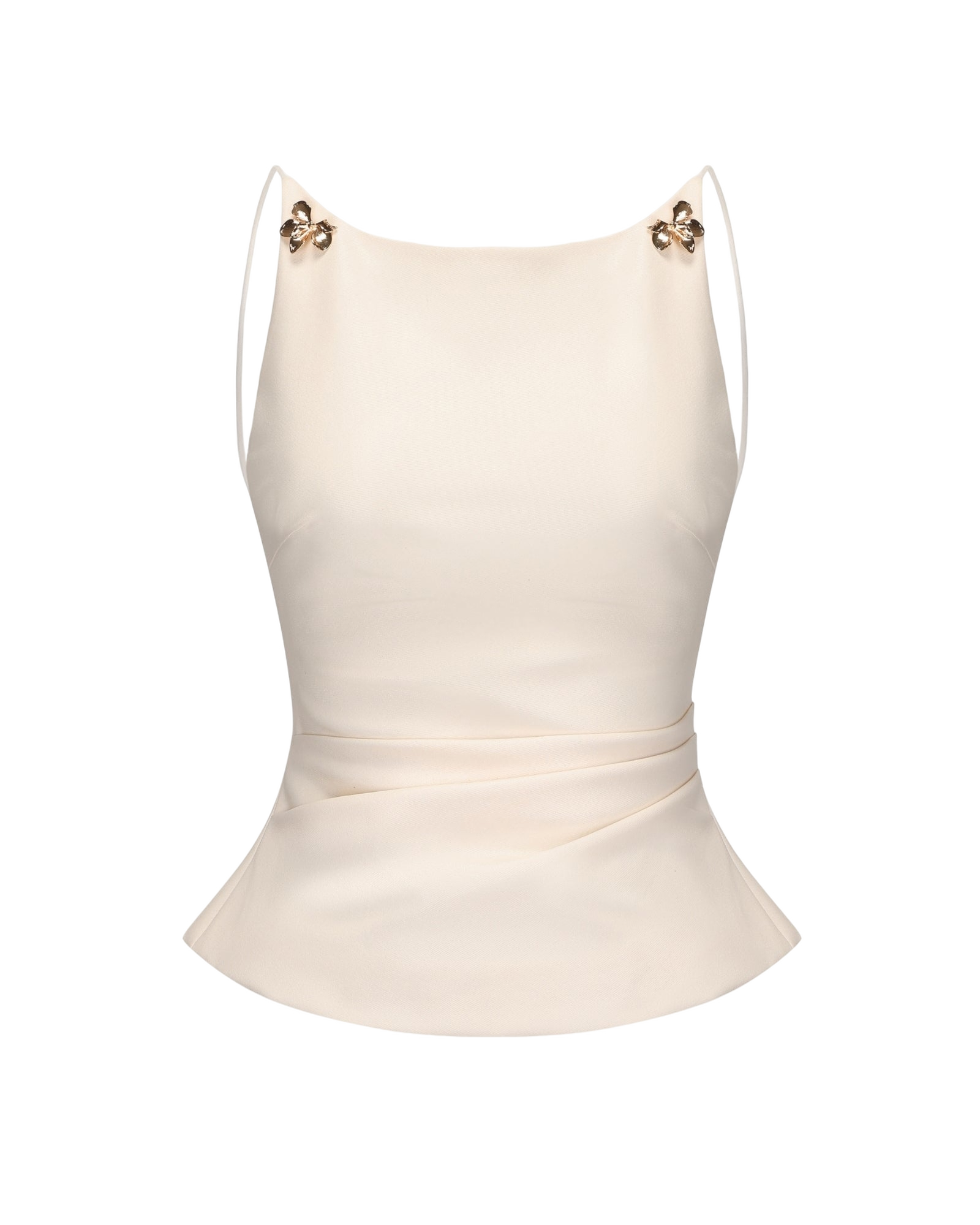 Nana Jacqueline | Selena Top (White) | Women's Ghost White Tops von Nana Jacqueline