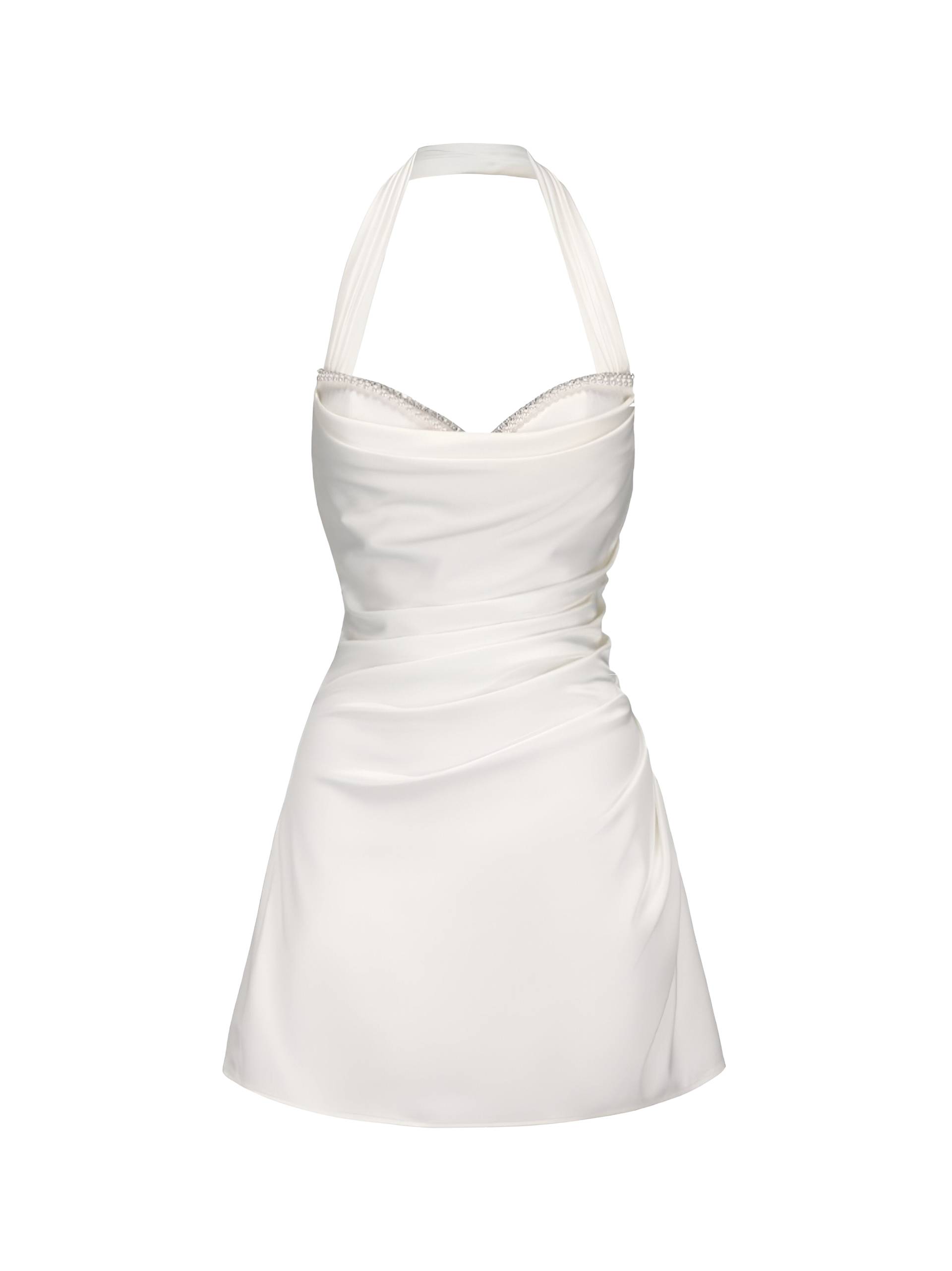 Nana Jacqueline | Sophie Dress (White) | Women's White Mini dresses von Nana Jacqueline