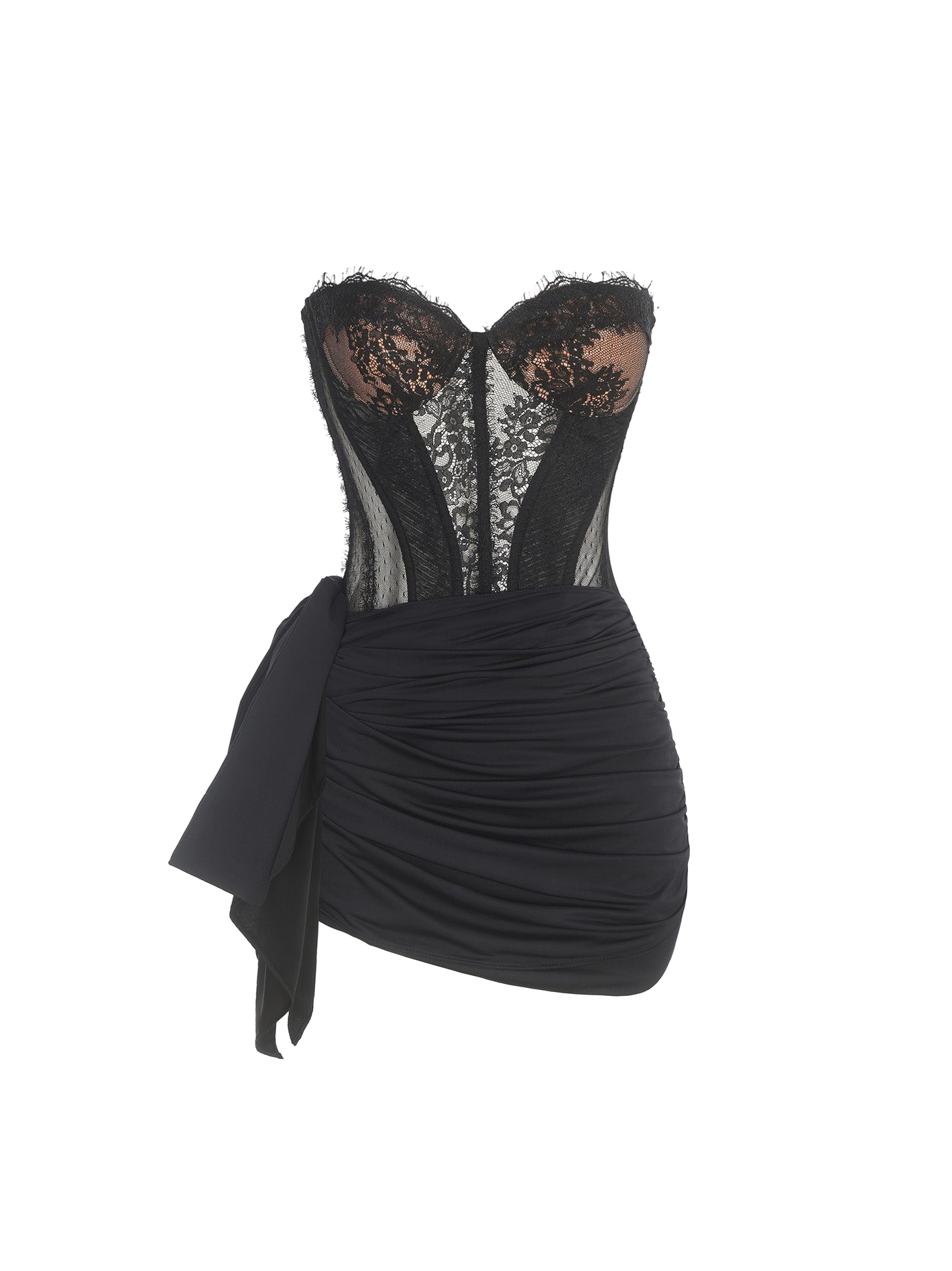 Nana Jacqueline | Suzette Dress (Black) | Women's Black Mini dresses von Nana Jacqueline