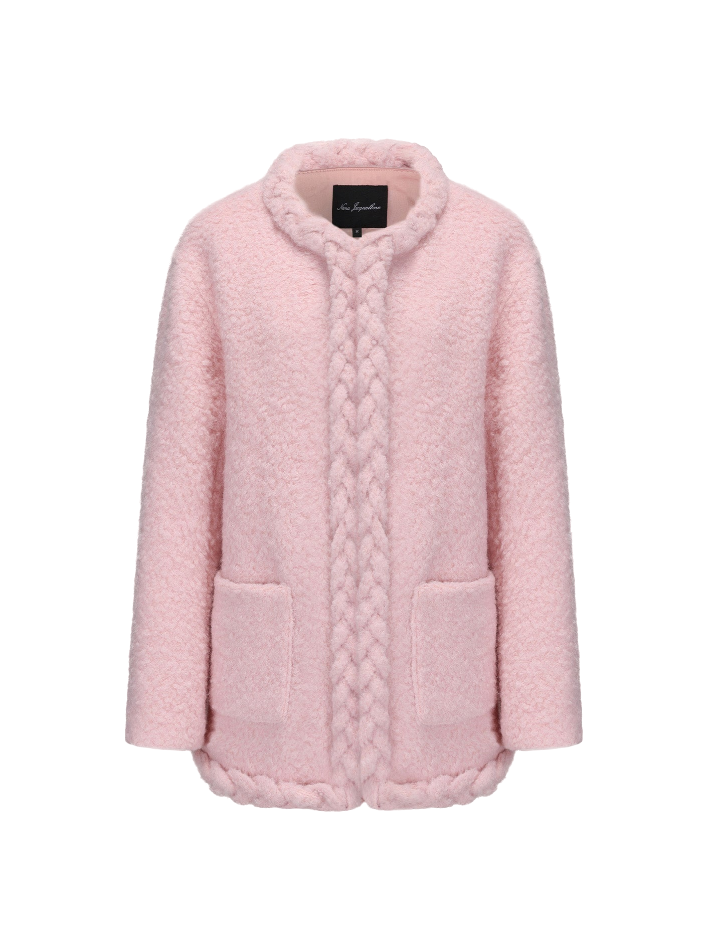 Talia Coat (Pink) - Pink - M - Nana Jacqueline - Cardigans von Nana Jacqueline