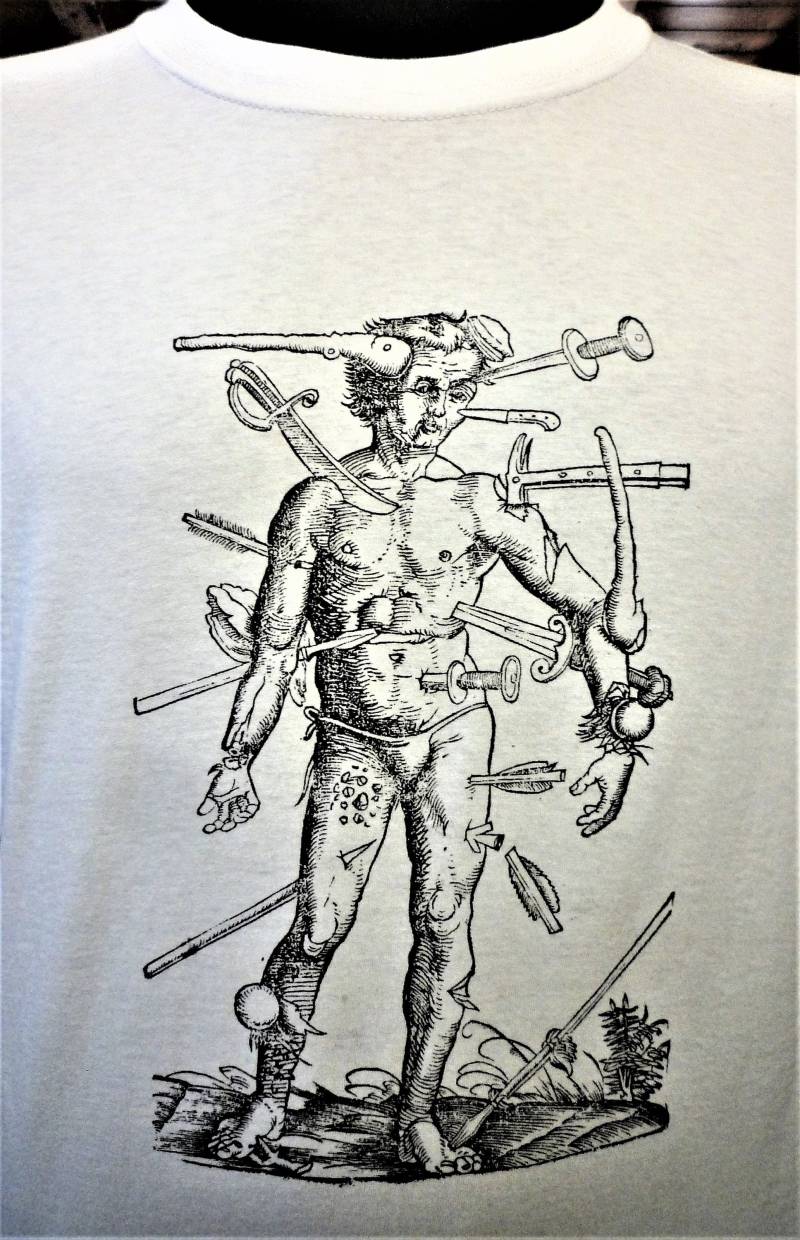 Wound Man - Mittelalterliche Kunst T-Shirt Wound Man - Mittelalterliche Kunst T-Shirt von Nanabnoam