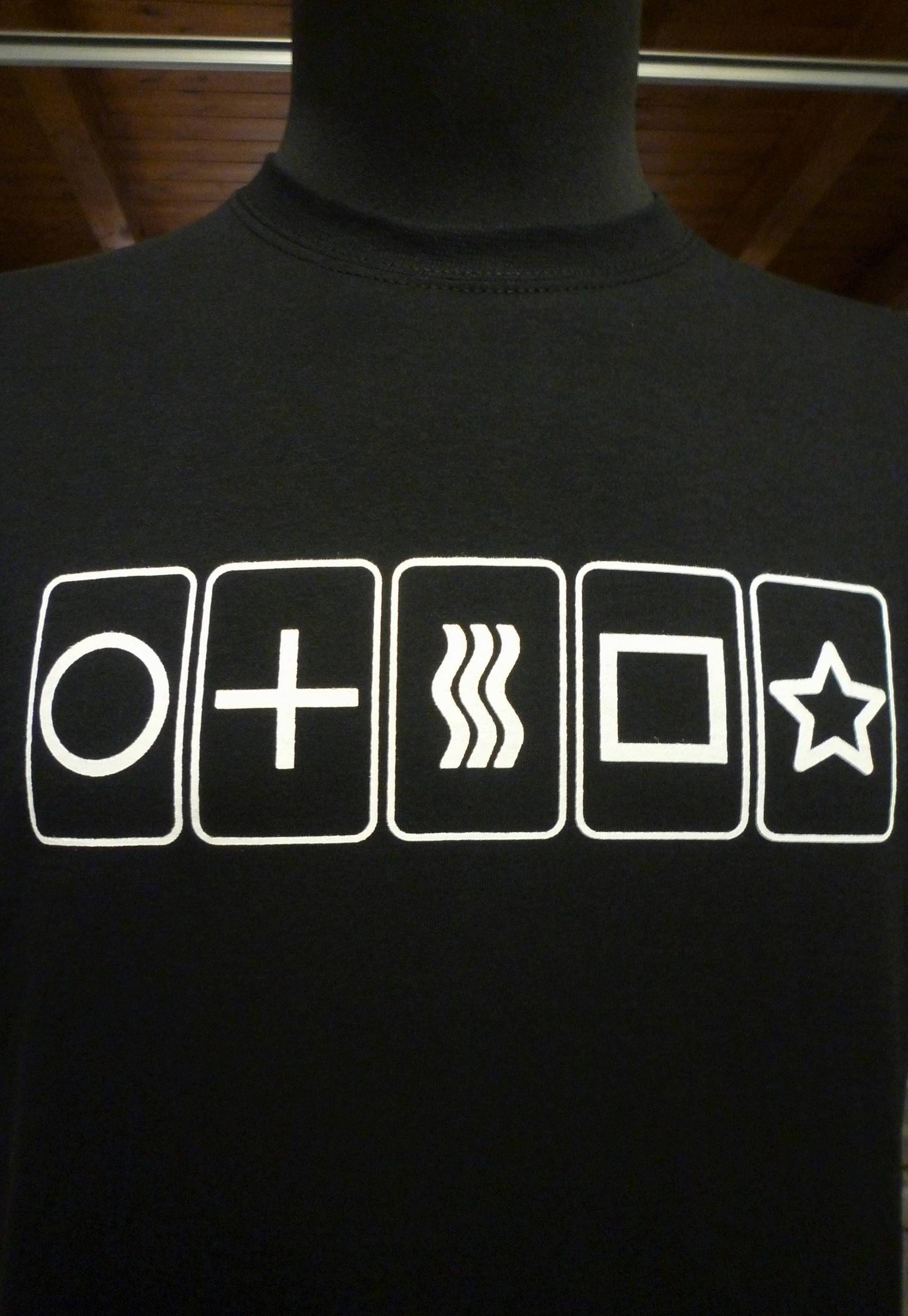 Zener Cards Polyester-T-Shirt von Nanabnoam