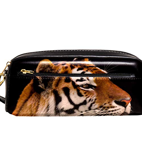 Große Kapazität Federmäppchen Tasche Schreibwaren Tasche Halter für High School College und Büro, Tier Tiger Big Cat Idee Geschenk für Teenager Studenten von Nananma