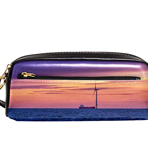 Großes Fassungsvermögen, Federmäppchen, Schreibwaren-Tasche, Halter für High School, College und Büro, Meereslandschaft und Windmühle, ideales Geschenk für Teenager, Studenten Großes Fassungsvermögen, Federmäppchen, Schreibwaren-Tasche, Halter für High School, College und Büro, Meereslandschaft und Windmühle, ideales Geschenk für Teenager, Studenten von Nananma