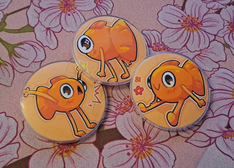 steve Le Poisson [5, 6 cm Knöpfe] von NanasArtRoom