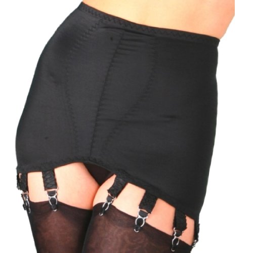 Nancies Hüfthalter mit 14 Strumpfhaltern (NDG14) (XXL, Schwarz) von Nancies