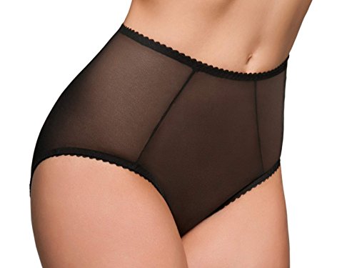 Nancies Lingerie Damen Taillenslip Gr. Medium, schwarz von Nancies