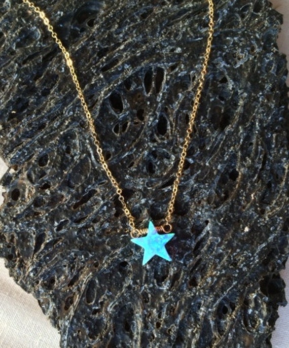 Opal Stern Halskette, 14K Rose Gold Filled, Filled Oder Sterling Silber, Kostenloser Versand in Die Usa Opal Stern Halskette, 14K Rose Gold Filled, Filled Oder Sterling Silber, Kostenloser Versand in Die Usa von NancyDavisDesigns