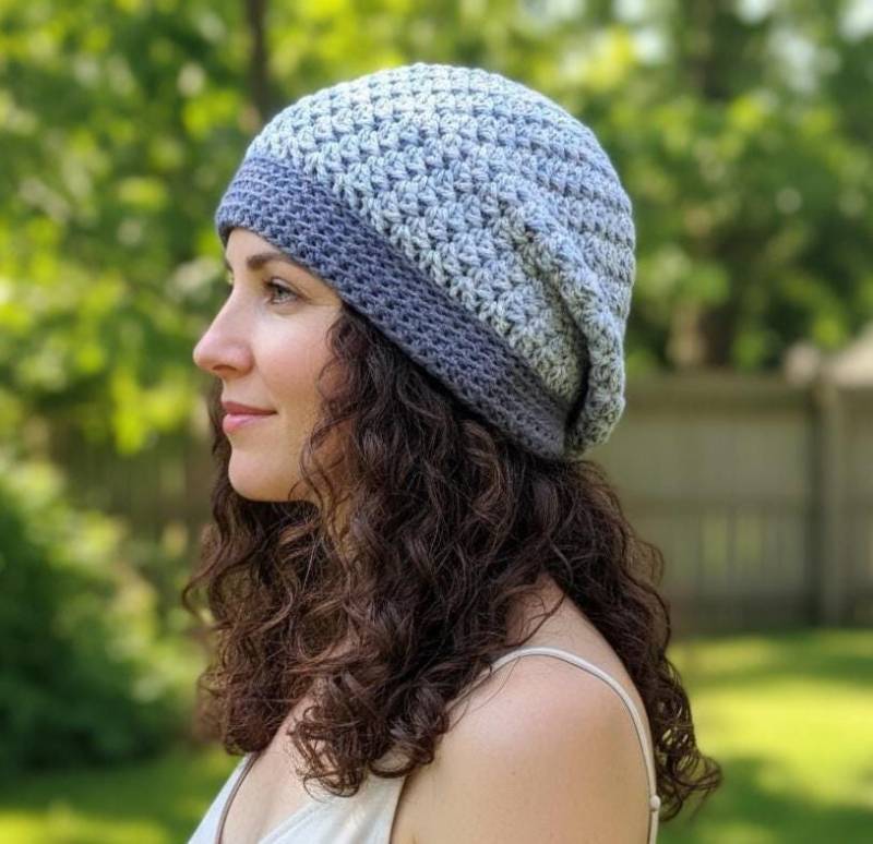 Gehäkelte Mütze Aus Baumwolle Leichte Chemomütze von NancyHuberCreations