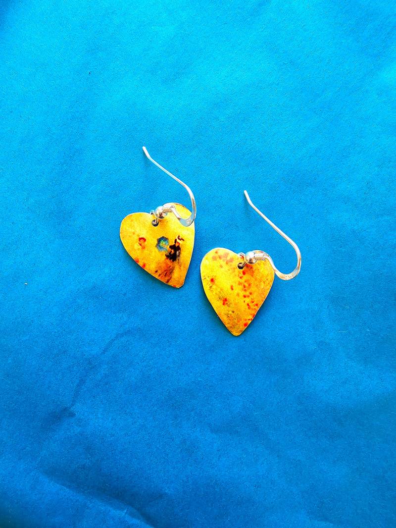 Handgemachte Monet Mohnblumen Ohrringe 925 Brisuren. Hochwertige Wasserdichte Leichte Dose Nicht Lackiertes Papier Oder Holz von NancyJonesJewellery