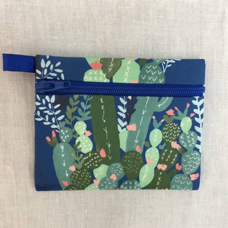 Palm Springs Kaktus Reißverschluss Geldbörse, Ohrstecker Beutel, Musik Player Halter von NancyPKdesigns