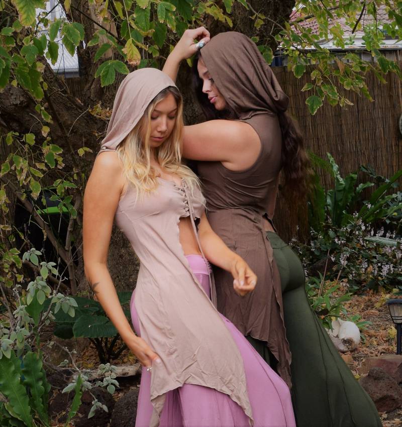 Juniper Kapuzen Top, Hippie, Boho, Festival Pixie Top von NaneiK