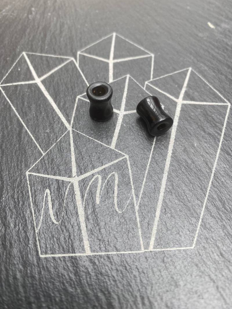 Ohrtunnel Obsidian von NanesMineralien