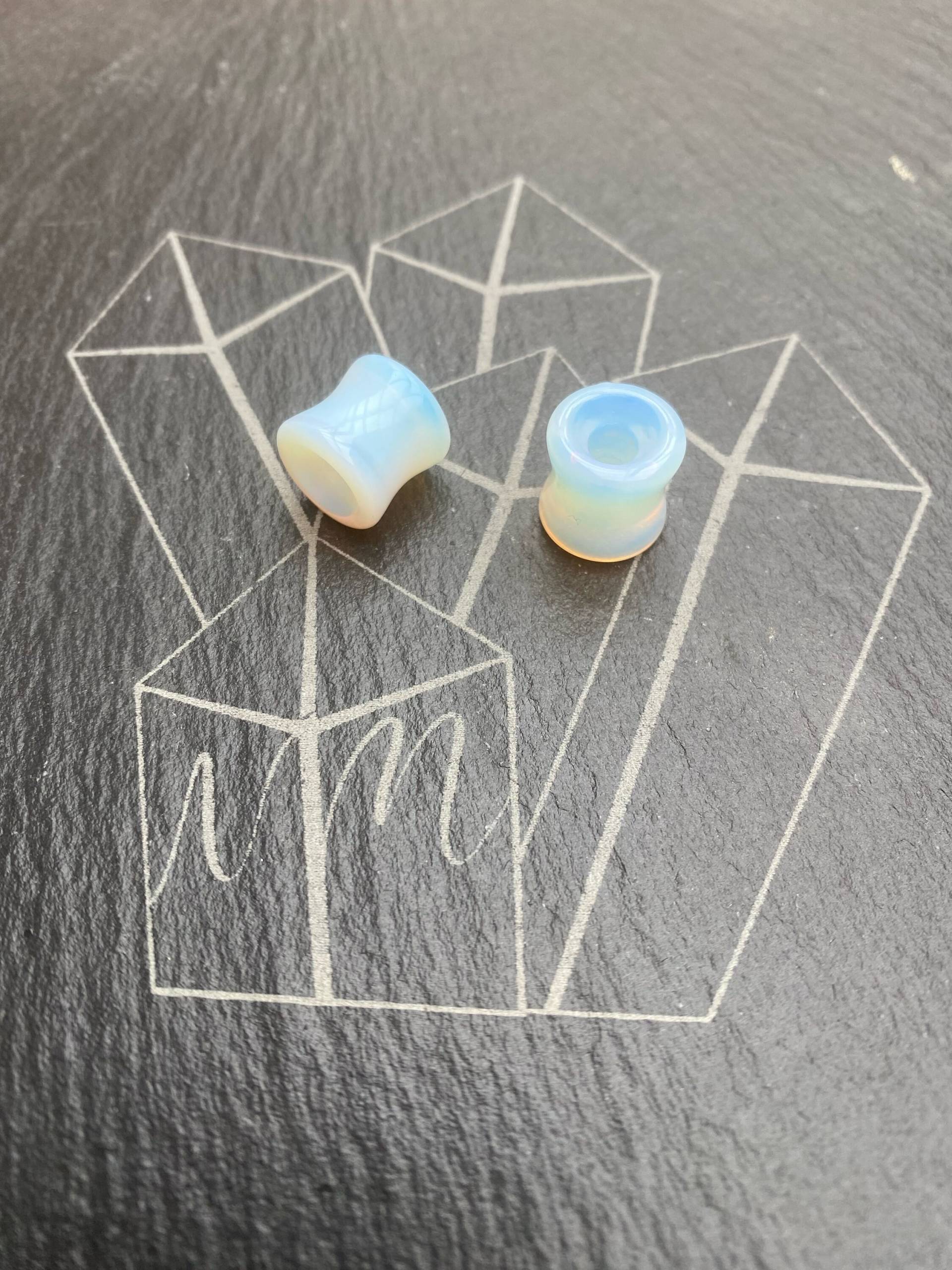 Ohrtunnel Opalith, Opal von NanesMineralien