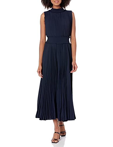 Nanette Nanette Lepore Damen Gesmoktes Maxikleid mit hohem Ausschnitt, plissiert Kleid, Nanette Navy, 32 Nanette Nanette Lepore Damen Gesmoktes Maxikleid mit hohem Ausschnitt, plissiert Kleid, Nanette Navy, 32 von Nanette Nanette Lepore
