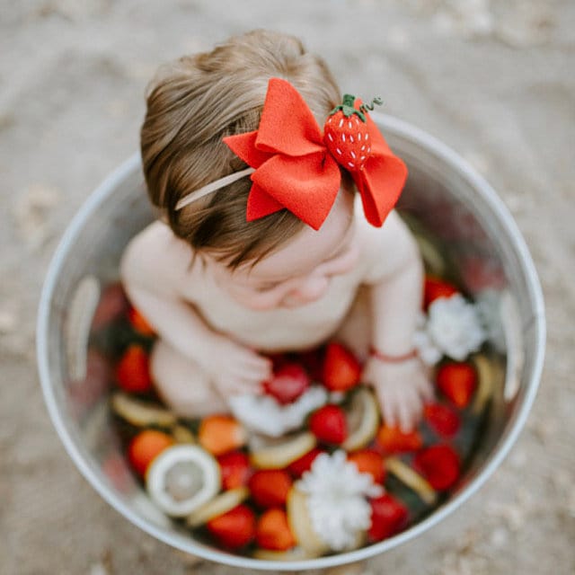 Erdbeer Schleife Nylon Oder Clip von Naneville