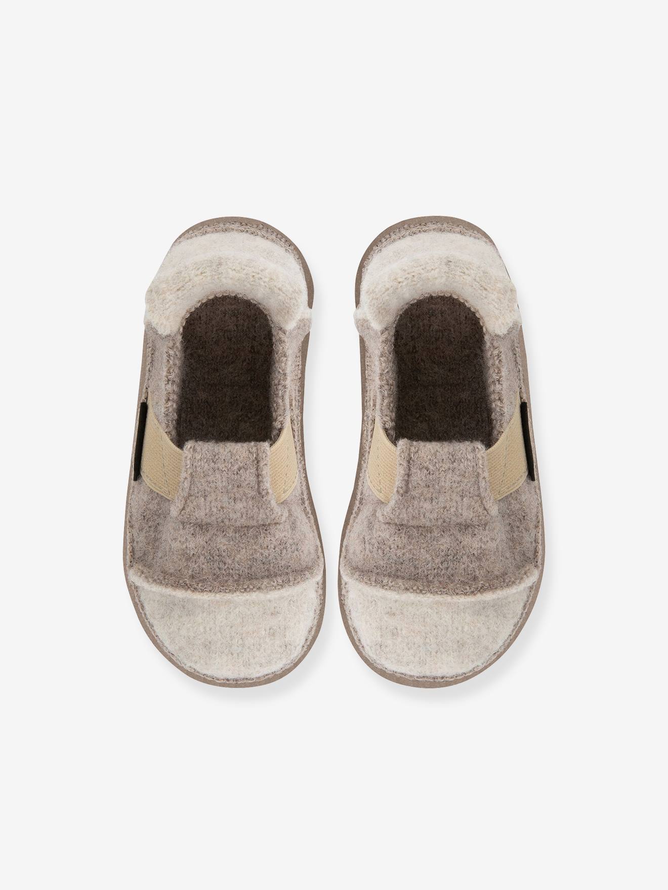 Hausschuhe BERG 2.0 aus Wolle mit Schlupffunktion Mädchen Nanga von Nanga