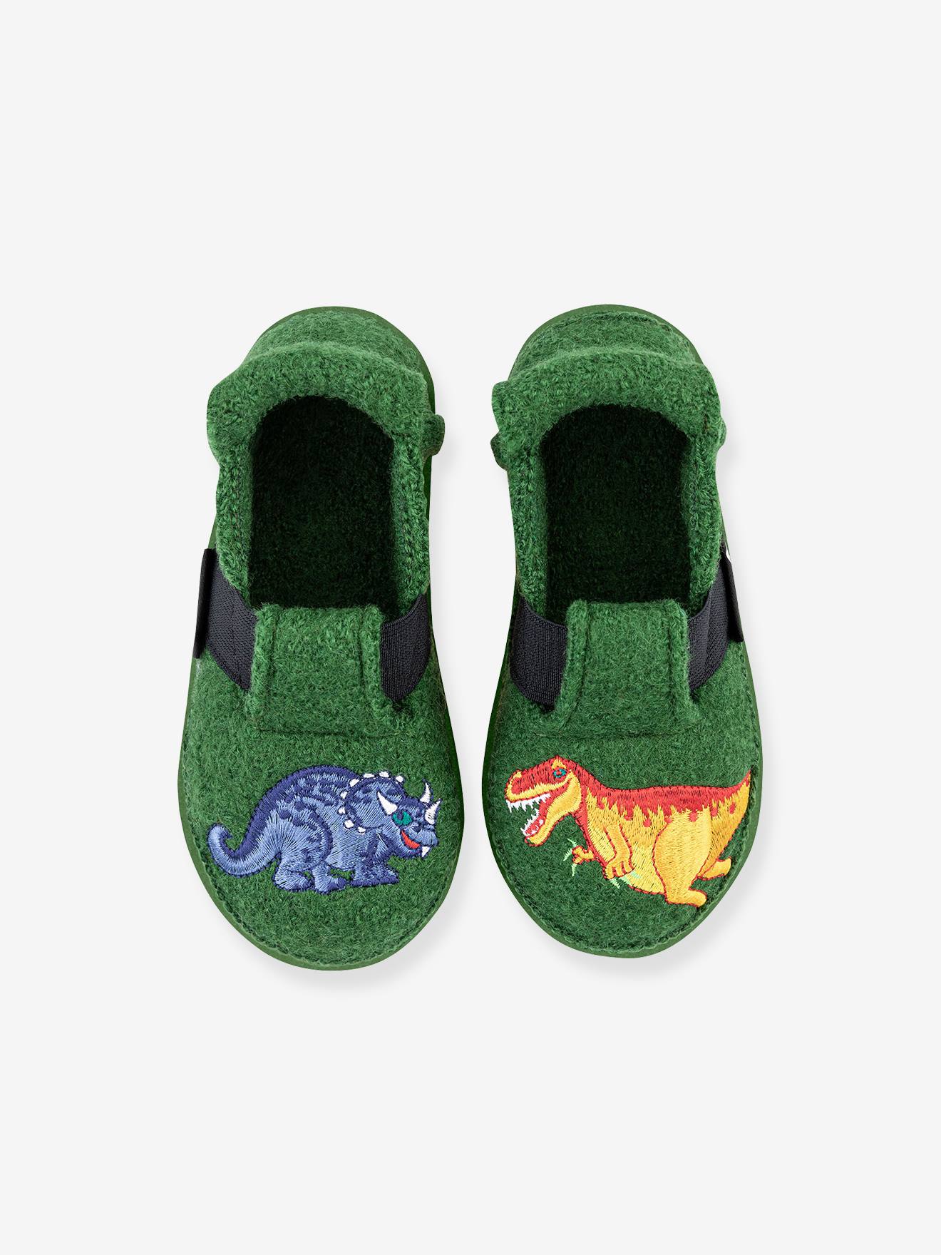 Hausschuhe DINO 2.0 aus Wolle Kinder Nanga von Nanga