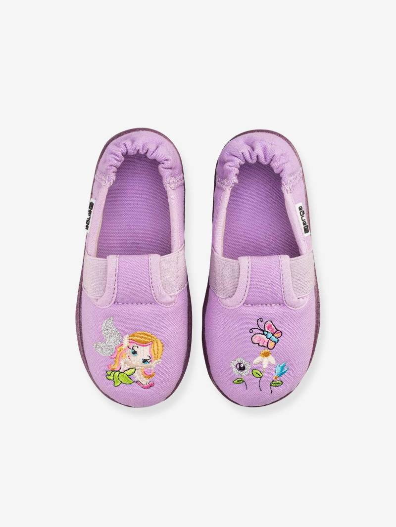 Hausschuhe FEE 2.0 aus Baumwolle mit Gummizug Mädchen Nanga lavandel von Nanga