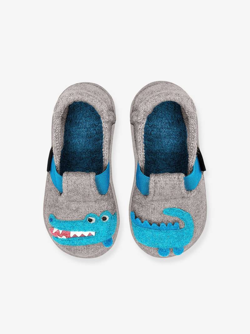 Hausschuhe FUNNY CROCO 2.0 Wolle Kinder Nanga von Nanga