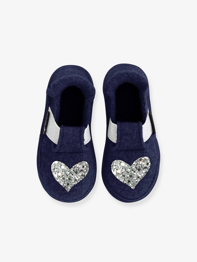 Hausschuhe I HEART U 2.0 aus Wolle Mädchen Nanga von Nanga