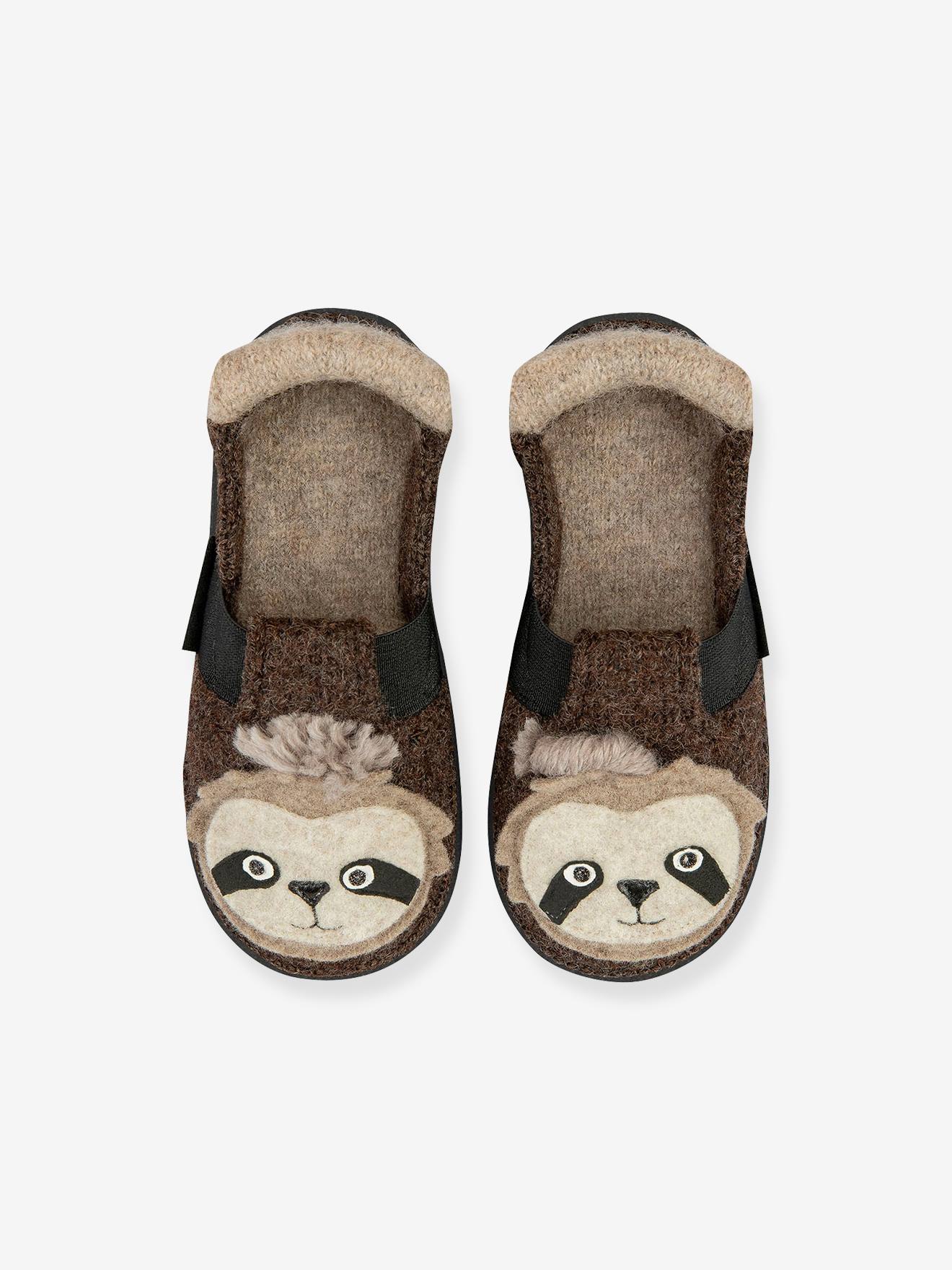 Hausschuhe SHAGGY SLOTH 2.0 aus Wolle Kinder Nanga von Nanga