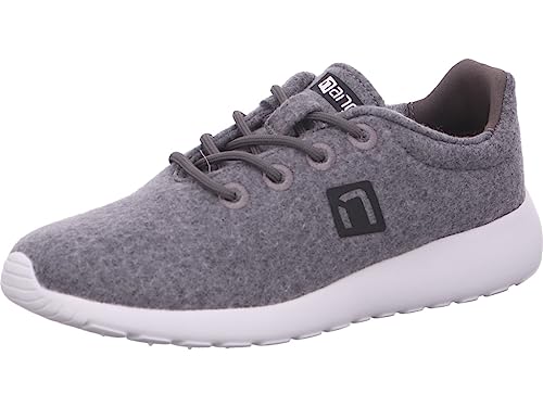 Nanga Damen Wool Sneaker Women - Leichte Merino Woll-Sneaker für Freizeit, Sport & Arbeit, Atmungsaktive Damen Schuhe mit Wechsel-Fußbett Schiefer 38 von Nanga