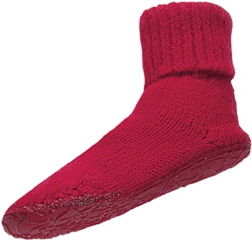 Nanga Erwachsene + Kinder Hausschuh-Socke Shoe-Sock rot 3XL von Nanga