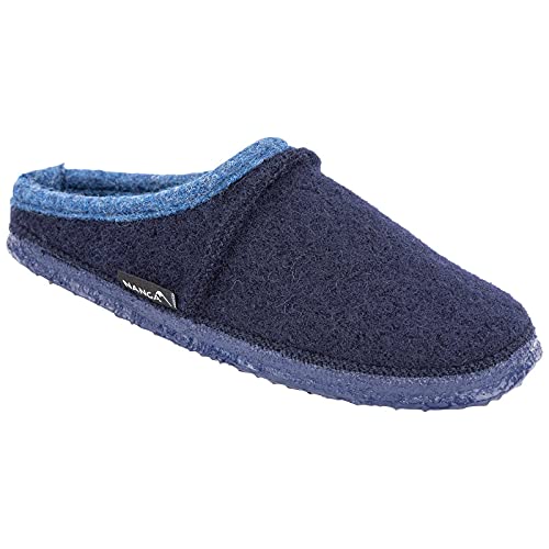 Nanga Erwachsene - Unisex Filz Pantoffel Gipfel Marine 37 von Nanga