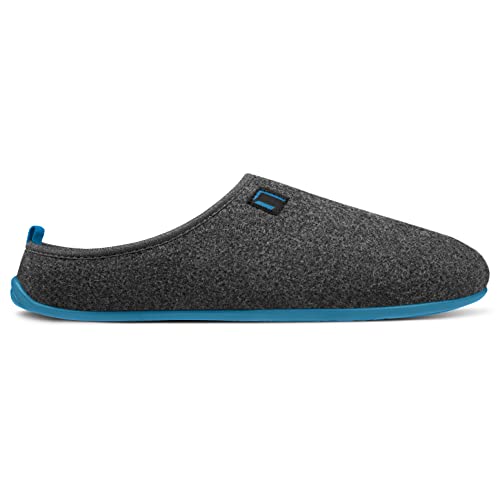 Nanga Erwachsene - Unisex Wool Slipper - Hausschuhe für Damen & Herren, Unisex Filz-Pantoffeln, Slipper mit Rutschfester Gummi-Sohle, Warme Pantoletten aus Wollfilz, Wechselfußbett blau 36 Nanga Erwachsene - Unisex Wool Slipper - Hausschuhe für Damen & Herren, Unisex Filz-Pantoffeln, Slipper mit Rutschfester Gummi-Sohle, Warme Pantoletten aus Wollfilz, Wechselfußbett blau 36 von Nanga