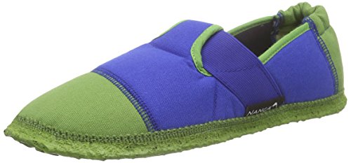 Nanga Jungen Klette 06 Flache Hausschuhe, Blau 35, 33 EU von Nanga