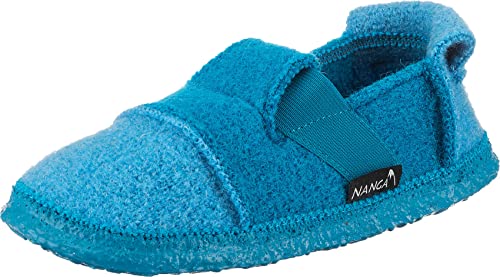 Nanga Jungen Unisex Kinder Berg Hausschuh, türkis, 24 EU von Nanga