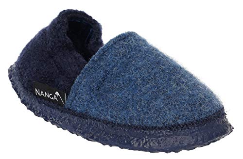 Nanga Kinder - Unisex Hausschuh Lenny blau 31 von Nanga