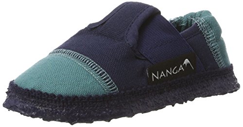 Nanga Kinder - Unisex Kinder-Hausschuhe Klette Petrol 25 von Nanga