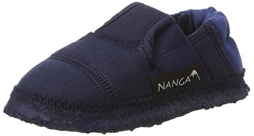 Nanga Kinder - Unisex Kinder-Hausschuhe Klette blau 23 von Nanga