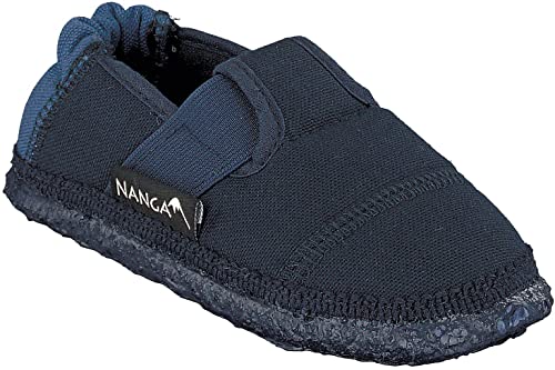 Nanga Kinder - Unisex Kinder-Hausschuhe Klette blau 28 von Nanga