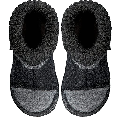 Nanga Kinder - Unisex Hüttenschuh Tal Kids Schiefer 23 von Nanga