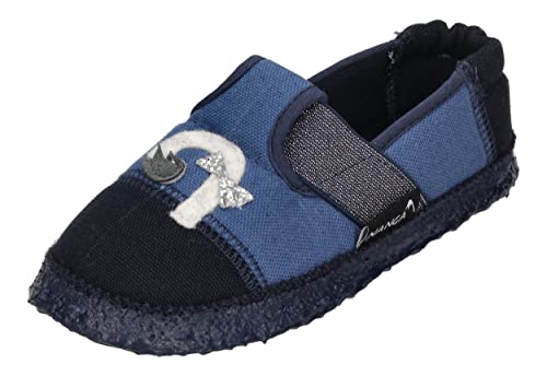 Nanga Kinder - Unisex Kinder Hausschuhe Mieze Marine 29 von Nanga