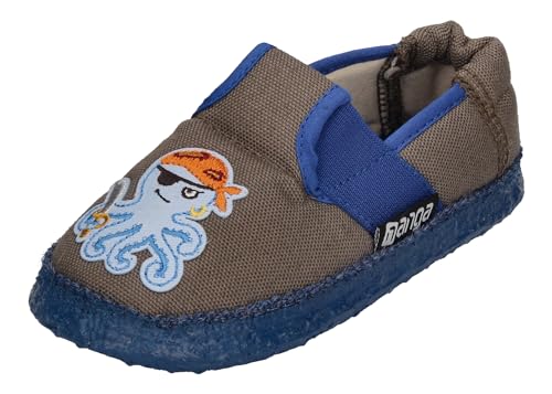 Nanga Kinderschuhe - Hausschuhe LUSTIGE PIRATEN - wald, Größe:27 EU von Nanga