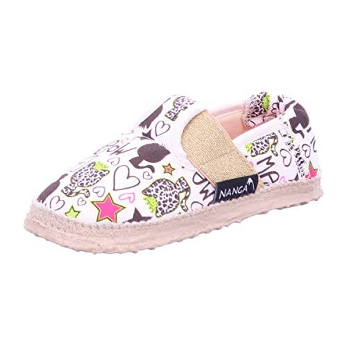 Nanga Mädchen Meow Hausschuh, Beige Melé, 23 EU von Nanga
