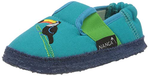 Nanga Mädchen Kindergarten Schuhe Tucan türkis 28 von Nanga