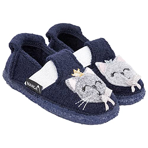 Nanga Mädchen Mädchen Hausschuh Aristokitty dunkelblau 29 Nanga Mädchen Mädchen Hausschuh Aristokitty dunkelblau 29 von Nanga