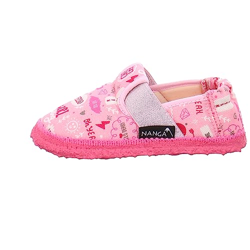Nanga Mädchen Girls Gang Hausschuh, Pink, 23 EU von Nanga