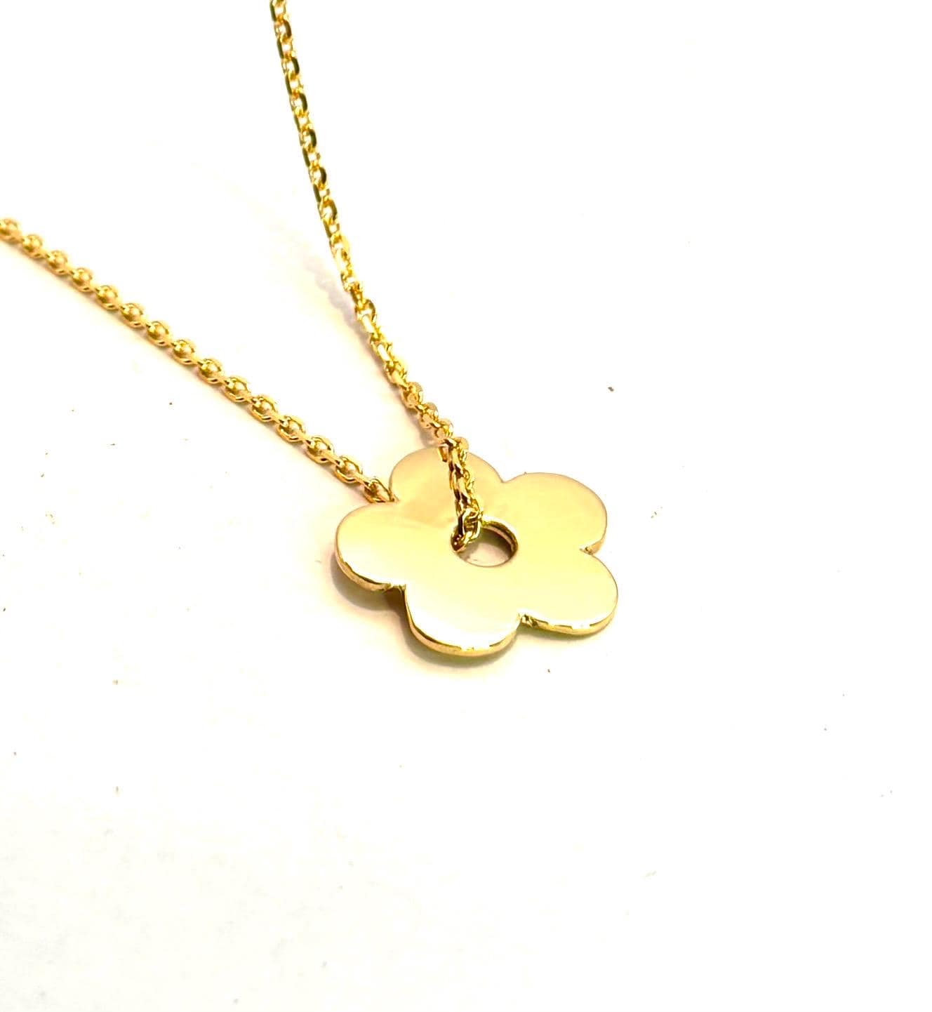 Blumenanhänger Collier von NaniWilmsSchmuck