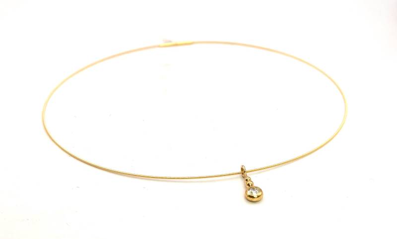 Brillant Anhänger M. Goldreif von NaniWilmsSchmuck